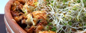 Vegetarische Räuchertofu Lasagne mit Wintergemüse
