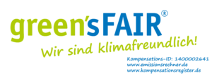 Logo "green'sFAIR"